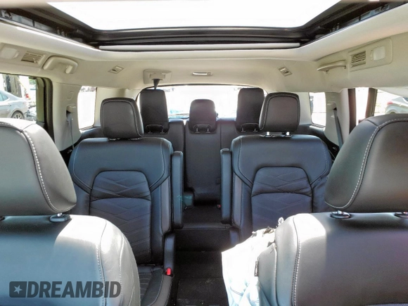 2023 Nissan Pathfinder Platinum with VIN 5N1DR3DK6PC219232, listed as a Copart auction lot 52294885 with 24,498 mi miles and Salvage title. Bid and sale history available at DreamBid. Image 10.