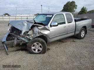 2004 Toyota Tundra SR5 with VIN 5TBRT34144S444397, listed as a Copart auction lot 43223855 with 258,088 mi miles and Salvage Title. Bid and sale history available at carsss.com. Image 1.