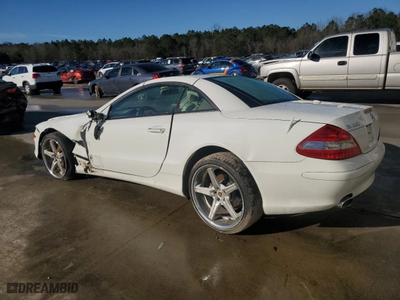 2007 Mercedes-Benz SL-Class 5.5L V8 with VIN WDBSK71F37F128530, listed as a Copart auction lot 42443085 with 0 mi miles and Salvage Title. Bid and sale history available at carsss.com. Image 2.