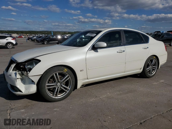 2007 Infiniti M Sport with VIN JNKAY01E67M309867, listed as a Copart auction lot 73295664 with 165,064 mi miles and Salvage Title. Bid and sale history available at DreamBid. Image 1.