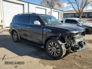 2020 Nissan Armada SL with VIN JN8AY2NC3L9621930, listed as a Copart auction lot 87659145 with 48,285 mi miles and Salvage Title. Bid and sale history available at carsss.com. Image 4.