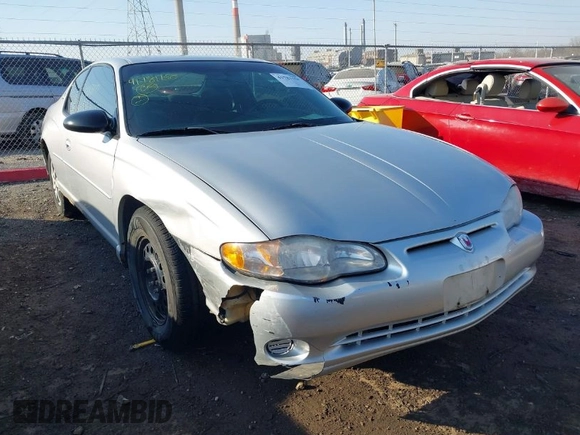 2002 Chevrolet Monte Carlo LS z VIN 2G1WW12E129220014, wystawiony jako IAAI lot #41781150 z przebiegiem 217 198 mil mil oraz . Historia ofert i sprzedaży dostępna na DreamBid. Obrazek 1.