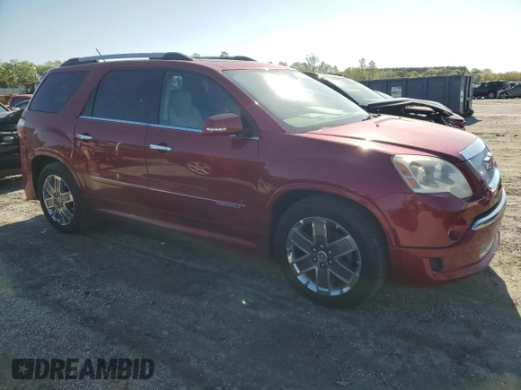 2012 GMC Acadia Denali z VIN 1GKKVTEDXCJ230039, wystawiony jako Copart lot #51900335 z przebiegiem 149 645 mil mil oraz Szkoda całkowita • Salvage title. Historia ofert i sprzedaży dostępna na DreamBid. Obrazek 4.