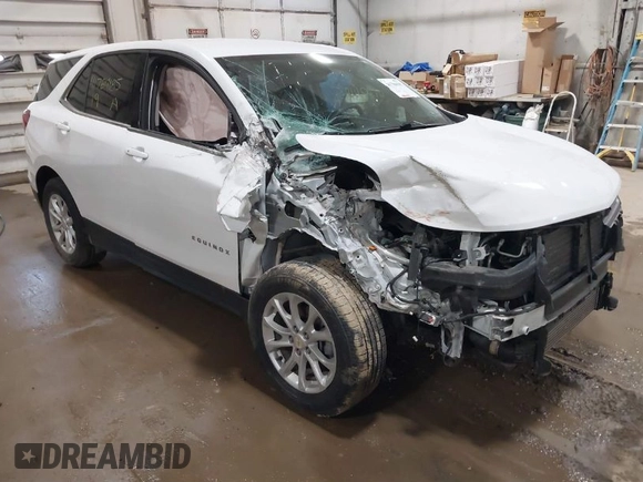 2019 Chevrolet Equinox LT z VIN 2GNAXUEV2K6209592, wystawiony jako IAAI lot #41784185 z przebiegiem 56 709 mil mil oraz . Historia ofert i sprzedaży dostępna na DreamBid. Obrazek 1.