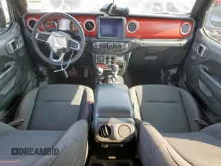 2023 Jeep Gladiator Rubicon with VIN 1C6JJTBG6PL524721, listed as a Copart auction lot 59091505 with 45,107 mi miles and Salvage title. Bid and sale history available at DreamBid. Image 8.