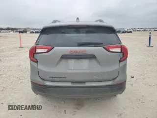 2023 GMC Terrain SLE with VIN 3GKALMEGXPL271982, listed as a Copart auction lot 44251965 with 26,103 mi miles and Salvage Title. Bid and sale history available at carsss.com. Image 6.
