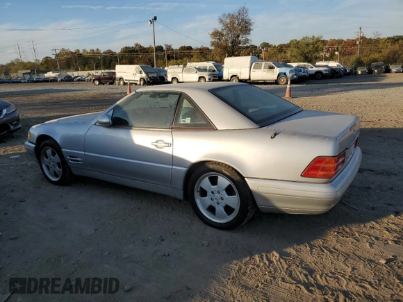 1999 Mercedes-Benz SL-Class with VIN WDBFA68F7XF178125, listed as a Copart auction lot 77404164 with 0 mi miles and Clean Title. Bid and sale history available at carsss.com. Image 2.