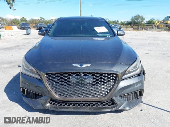 2020 Genesis G80 3.8L with VIN KMTFN4JE9LU332627, listed as a IAAI auction lot 41155598 with 70,070 mi miles. Bid and sale history available at carsss.com. Image 12.