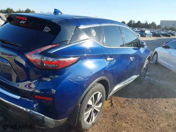 2020 Nissan Murano S with VIN 5N1AZ2AJ3LN152063, listed as a IAAI auction lot 41376186 with 85,022 mi miles. Bid and sale history available at carsss.com. Image 13.