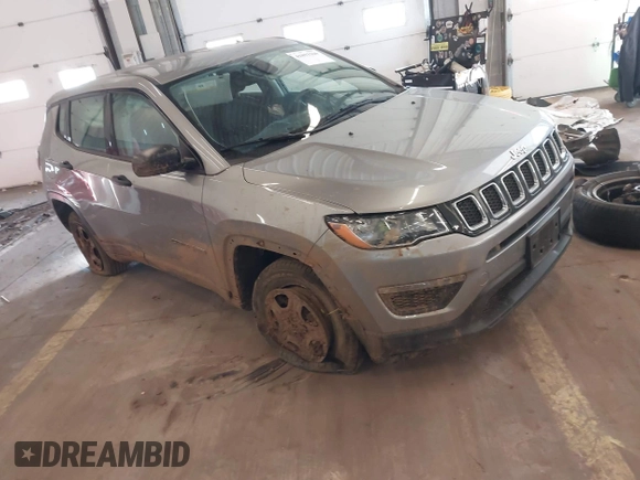 2018 Jeep Compass Sport z VIN 3C4NJDAB6JT179613, wystawiony jako IAAI lot #41893360 z przebiegiem 72 846 mil mil oraz . Historia ofert i sprzedaży dostępna na DreamBid. Obrazek 1.