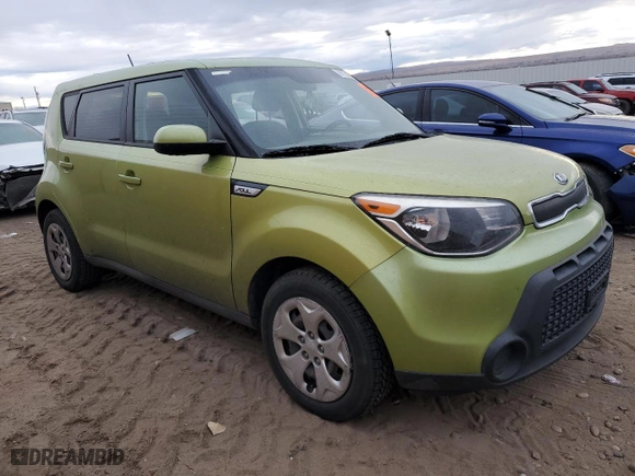 2015 Kia Soul with VIN KNDJN2A23F7792159, listed as a Copart auction lot 53731024 with 0 mi miles and Salvage Title. Bid and sale history available at carsss.com. Image 4.