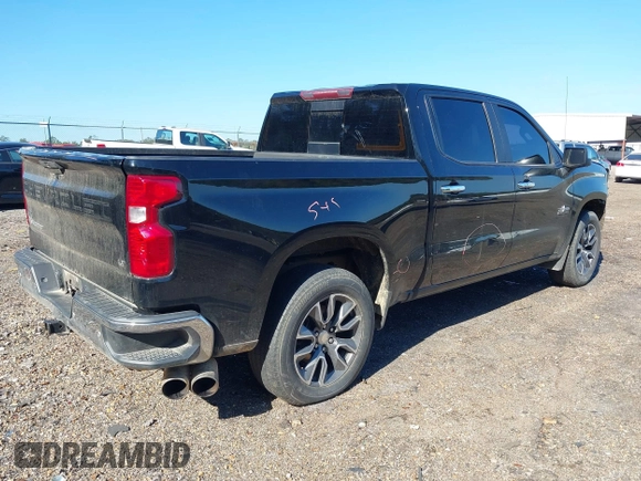 2020 Chevrolet Silverado 1500 LT with VIN 3GCPWCED2LG412902, listed as a IAAI auction lot 40823405 with 98,359 mi miles. Bid and sale history available at carsss.com. Image 4.