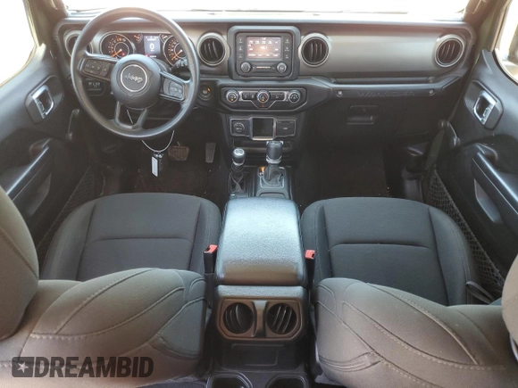 2021 Jeep Wrangler Unlimited Willys z VIN 1C4HJXDG9MW509488, wystawiony jako Copart lot #56692275 z przebiegiem 46 422 mil mil oraz Szkoda całkowita • Salvage title. Historia ofert i sprzedaży dostępna na DreamBid. Obrazek 8.