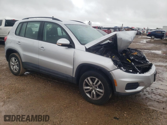 2016 Volkswagen Tiguan S z VIN WVGAV7AX0GW521572, wystawiony jako Copart lot #55967235 z przebiegiem 143 113 mil mil oraz Szkoda całkowita • Salvage title. Historia ofert i sprzedaży dostępna na DreamBid. Obrazek 4.