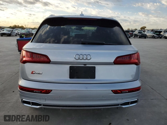 2018 Audi SQ5 Premium Plus with VIN WA1A4AFY2J2119969, listed as a Copart auction lot 69327482 with 57,897 mi miles. Bid and sale history available at carsss.com. Image 6.