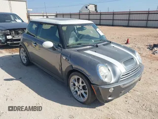 2005 MINI Hardtop S with VIN WMWRE33595TG96574, listed as a IAAI auction lot 41905722 with 185,962 mi miles and . Bid and sale history available at DreamBid. Image 1.