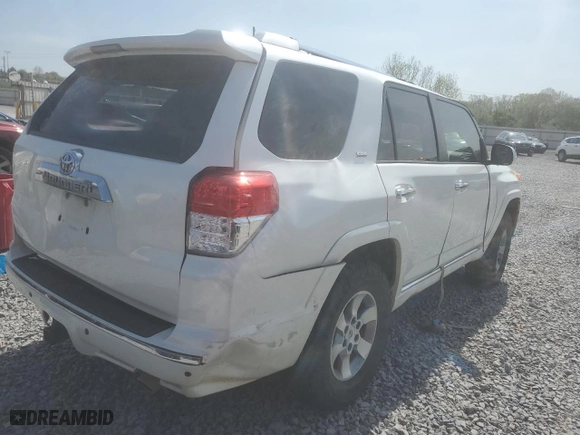 2011 Toyota 4Runner SR5 with VIN JTEZU5JR6B5027629, listed as a Copart auction lot 51328975 with 220,910 mi miles and Salvage Title. Bid and sale history available at carsss.com. Image 3.