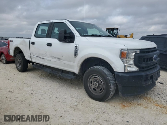 2021 Ford Super Duty F-250 SRW XL with VIN 1FT7W2B67MEC08881, listed as a Copart auction lot 79663304 with 60,528 mi miles and Salvage Title. Bid and sale history available at carsss.com. Image 4.