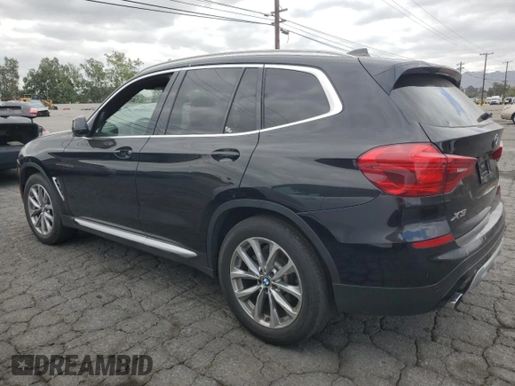 2019 BMW X3 sDrive30i with VIN 5UXTR7C51KLE97226, listed as a Copart auction lot 54701255 with 114,571 mi miles and Clean Title. Bid and sale history available at DreamBid. Image 2.