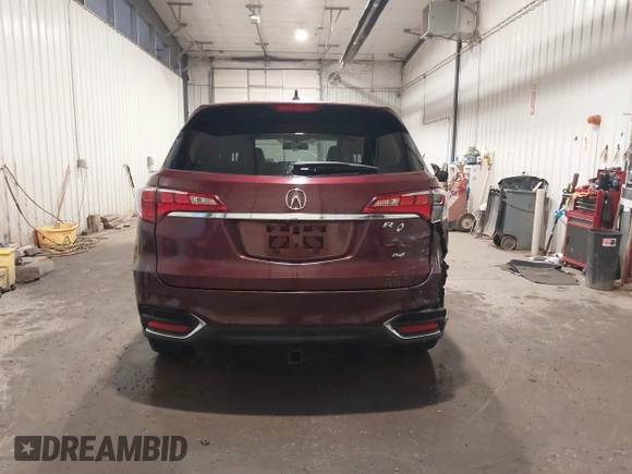 2017 Acura RDX Technology with VIN 5J8TB4H59HL005367, listed as a IAAI auction lot 42211670 with 114,281 mi miles and . Bid and sale history available at DreamBid. Image 16.