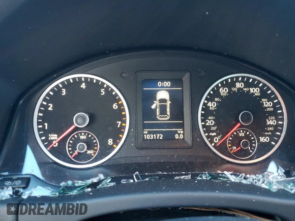 2014 Volkswagen Tiguan SE z VIN WVGAV3AX1EW523157, wystawiony jako Copart lot #82111894 z przebiegiem 103 172 mil mil oraz Szkoda całkowita • Salvage title. Historia ofert i sprzedaży dostępna na DreamBid. Obrazek 9.