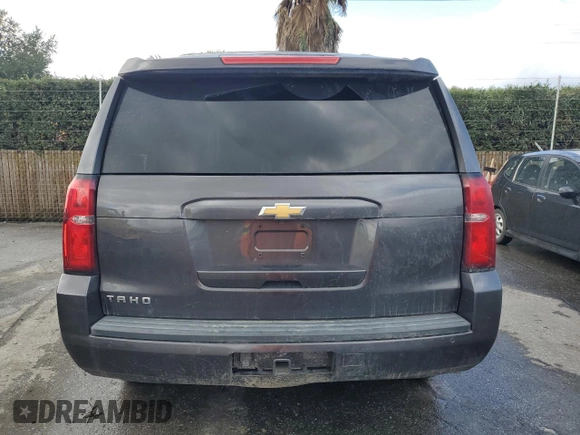 2016 Chevrolet Tahoe LS z VIN 1GNSCAKCXGR457859, wystawiony jako Copart lot #45240765 z przebiegiem Nie podano mil oraz Szkoda całkowita • Salvage title. Historia ofert i sprzedaży dostępna na DreamBid. Obrazek 6.