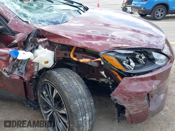 2021 Ford Escape SE Hybrid with VIN 1FMCU9BZ9MUA15592, listed as a IAAI auction lot 42261312 with 56,525 mi miles and . Bid and sale history available at DreamBid. Image 6.