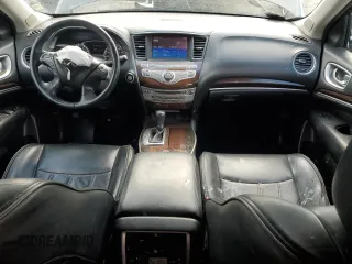 2013 Infiniti JX35 with VIN 5N1AL0MM4DC324836, listed as a Copart auction lot 63894154 with 147,593 mi miles and Salvage Title. Bid and sale history available at carsss.com. Image 8.