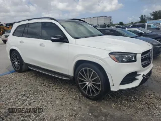 2022 Mercedes-Benz GLS 450 with VIN 4JGFF5KE4NA808217, listed as a Copart auction lot 62867924 with 18,722 mi miles and Salvage Title. Bid and sale history available at DreamBid. Image 4.