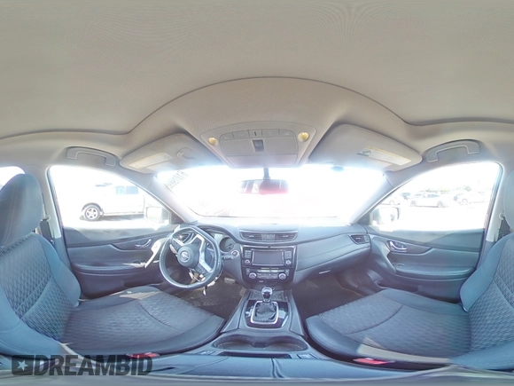 2017 Nissan Rogue SV with VIN 5N1AT2MV0HC794775, listed as a Copart auction lot 61019895 with 128,708 mi miles and Salvage title. Bid and sale history available at DreamBid. Image 15.