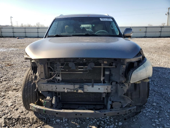 2013 Infiniti QX56 with VIN JN8AZ2NF4D9551007, listed as a Copart auction lot 48231285 with 239,531 mi miles and Salvage title. Bid and sale history available at DreamBid. Image 5.