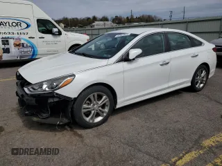 2018 Hyundai Sonata Sport with VIN 5NPE34AF9JH644852, listed as a Copart auction lot 52929025 with 104,056 mi miles and Salvage Title. Bid and sale history available at carsss.com. Image 1.