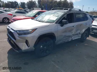 2024 Toyota RAV4 Hybrid XSE with VIN 4T3E6RFV3RU140841, listed as a IAAI auction lot 41502536 with 7,456 mi miles. Bid and sale history available at carsss.com. Image 17.