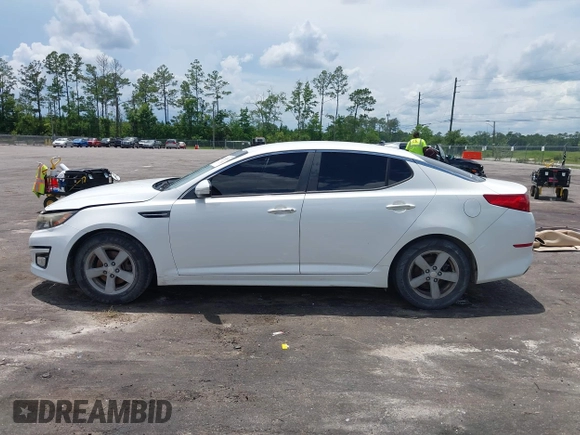 2015 Kia Optima LX with VIN KNAGM4A76F5639319, listed as a IAAI auction lot 42552130 with 207,006 mi miles and . Bid and sale history available at DreamBid. Image 14.