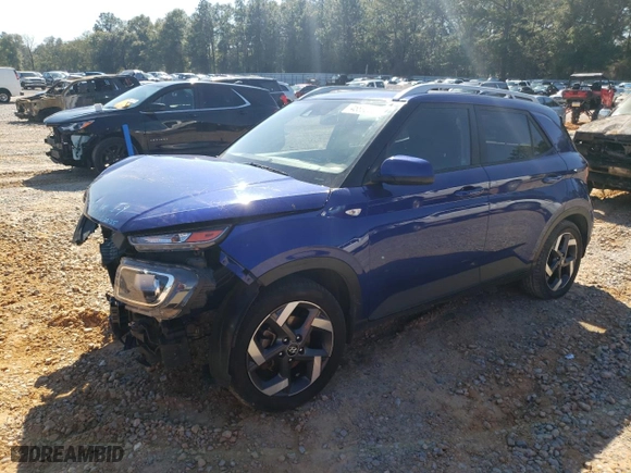 2021 Hyundai Venue SEL with VIN KMHRC8A38MU071785, listed as a Copart auction lot 46892805 with 123,545 mi miles and Salvage Title. Bid and sale history available at carsss.com. Image 1.