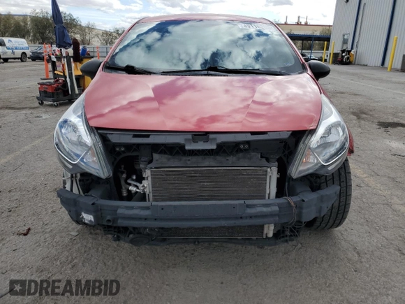 2012 Kia Rio LX with VIN KNADM4A31C6041886, listed as a Copart auction lot 49116205 with 160,011 mi miles and Salvage Title. Bid and sale history available at carsss.com. Image 5.