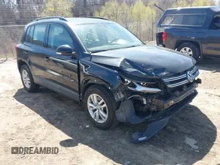 2017 Volkswagen Tiguan S with VIN WVGBV7AX9HK039244, listed as a IAAI auction lot 42050325 with 70,828 mi miles and . Bid and sale history available at DreamBid. Image 1.