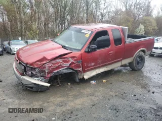 1999 Ford F-150 XL with VIN 1FTRX18L8XNB30435, listed as a Copart auction lot 51739345 with 0 mi miles and Salvage Title. Bid and sale history available at carsss.com. Image 1.