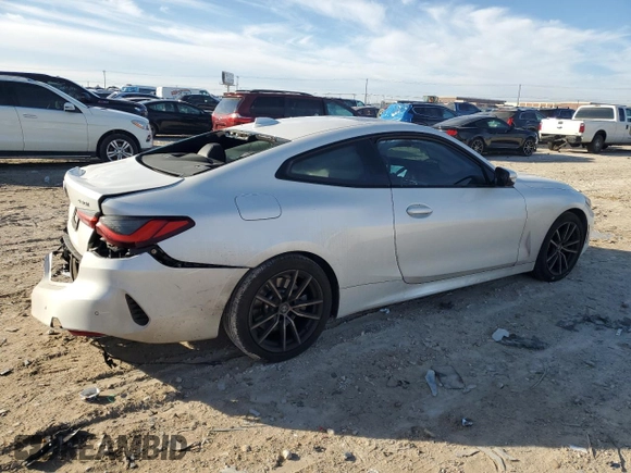 2023 BMW 4 Series 430i с VIN WBA53AP05PCM02174, выставлен на аукционе Copart как лот 88730895 с пробегом Не указан миль и Списание • Salvage title. История ставок и продаж доступна на DreamBid. Изображение 3.