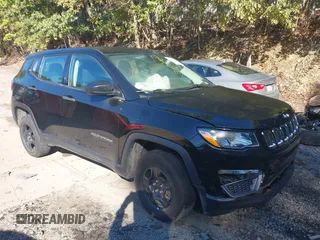 2021 Jeep Compass Sport with VIN 3C4NJDAB9MT591500, listed as a IAAI auction lot 40517034 with 58,230 mi miles and . Bid and sale history available at carsss.com. Image 1.