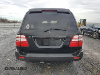 2004 Toyota Land Cruiser with VIN JTEHT05J842052347, listed as a Copart auction lot 43040345 with 267,168 mi miles and Salvage Title. Bid and sale history available at carsss.com. Image 6.