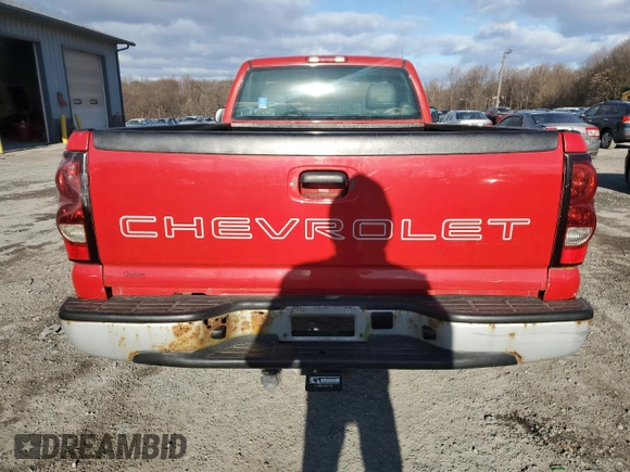 2006 Chevrolet Silverado 1500 Work Truck with VIN 3GCEK14X16G162933, listed as a Copart auction lot 83613894 with 145,416 mi miles and Salvage Title. Bid and sale history available at carsss.com. Image 6.