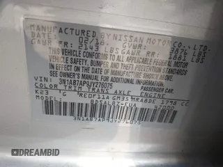 2018 Nissan Sentra S with VIN 3N1AB7AP9JY276075, listed as a IAAI auction lot 41864869 with 89,219 mi miles and . Bid and sale history available at DreamBid. Image 9.