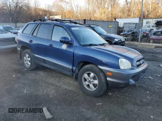 2006 Hyundai Santa Fe GLS with VIN KM8SC73D56U100308, listed as a Copart auction lot 83023344 with 161,230 mi miles and Salvage Title. Bid and sale history available at carsss.com. Image 4.
