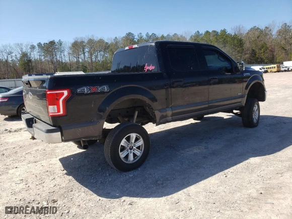 2016 Ford F-150 XLT with VIN 1FTEW1EP9GKF21779, listed as a Copart auction lot 48160375 with 90,643 mi miles and Salvage Title. Bid and sale history available at carsss.com. Image 3.