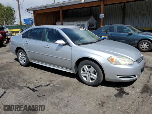 2011 Chevrolet Impala LS Fleet with VIN 2G1WF5EK2B1272419, listed as a Copart auction lot 53912305 with 83,841 mi miles and Salvage Title. Bid and sale history available at DreamBid. Image 4.