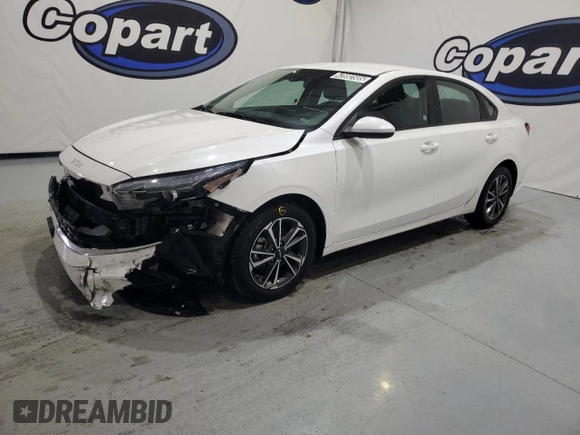 2023 Kia Forte LXS with VIN 3KPF24AD8PE537388, listed as a Copart auction lot 43992585 with 51,300 mi miles and Non Repairable. Bid and sale history available at carsss.com. Image 1.