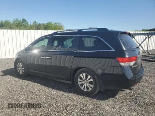 2015 Honda Odyssey EX-L z VIN 5FNRL5H66FB073873, wystawiony jako Copart lot #55090705 z przebiegiem 194 981 mil mil oraz Czysty tytuł • Clean title. Historia ofert i sprzedaży dostępna na DreamBid. Obrazek 2.