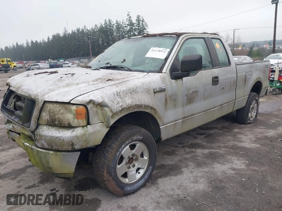 2005 Ford F-150 STX with VIN 1FTRX14W55FB01059, listed as a IAAI auction lot 41278921 with 183,193 mi miles. Bid and sale history available at carsss.com. Image 2.