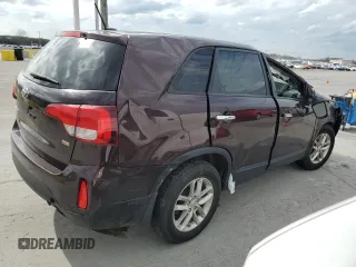 2015 Kia Sorento LX with VIN 5XYKT3A61FG578373, listed as a Copart auction lot 51747675 with 0 mi miles and Salvage Title. Bid and sale history available at carsss.com. Image 3.
